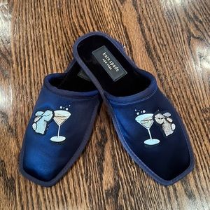 kate spade | Shoes | Nwt Kate Spade Slippers Dove Bunny In Starry Night  Size New In Box | Poshmark